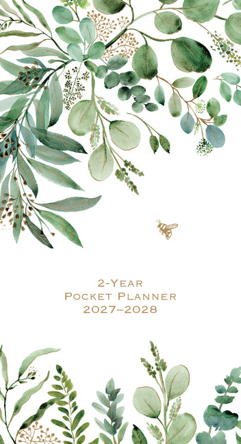 2027-28 Eucalyptus 2-Year Pocket Planner (24-Month Calendar)