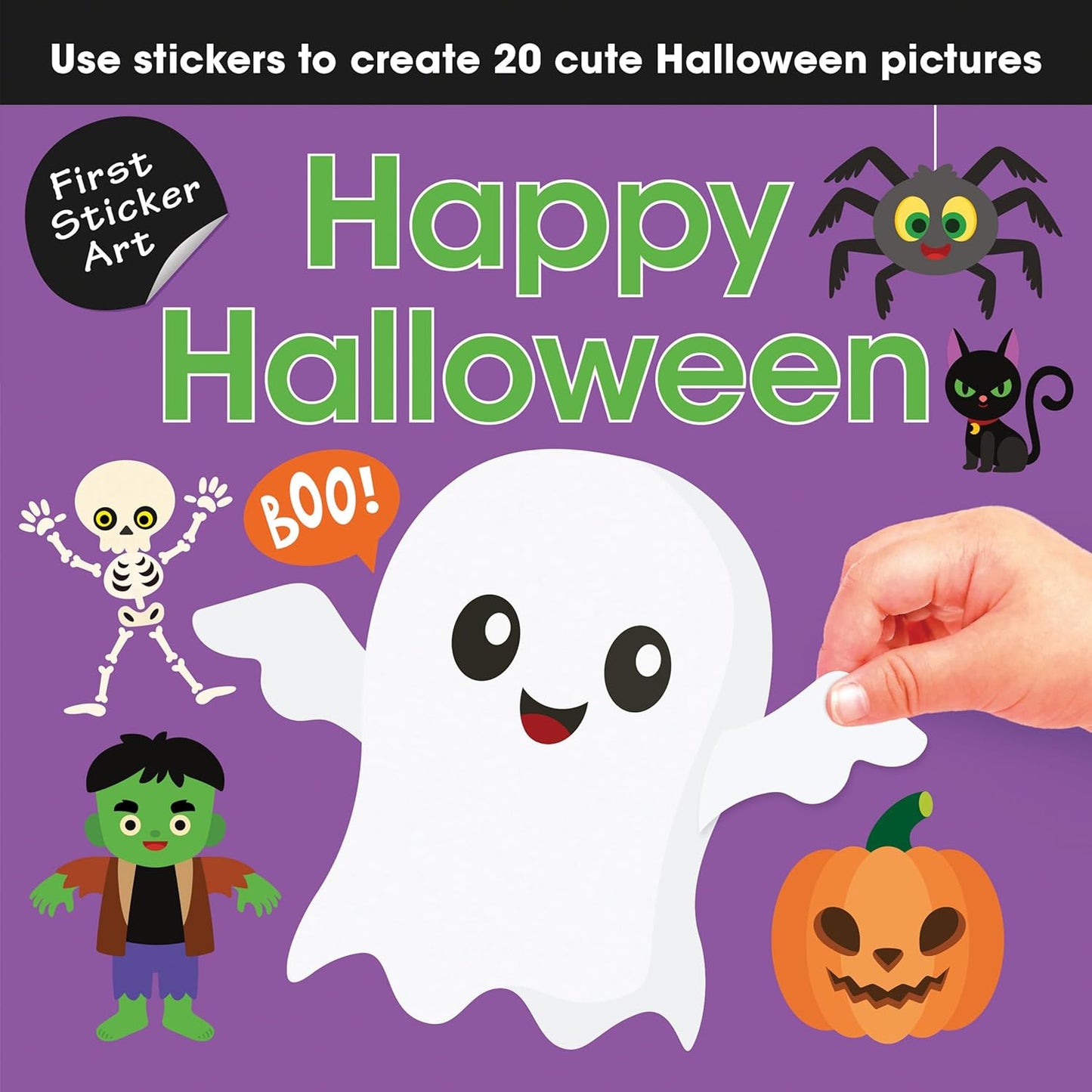 First Sticker Art: Happy Halloween