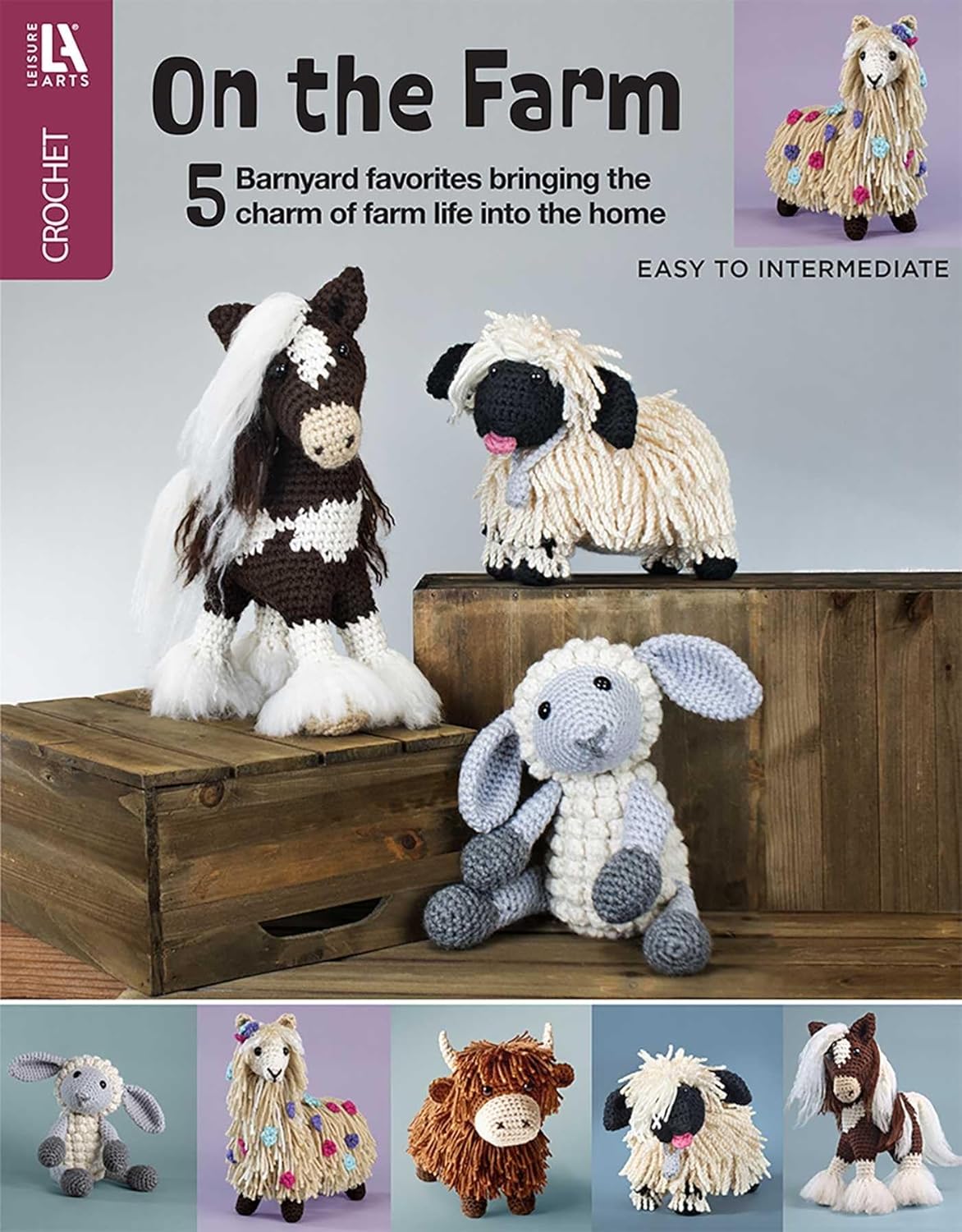 On the Farm Amigurumi Crochet: 5 Barnyard Favorites to Bringing the Charm of Farm Life Into the Home