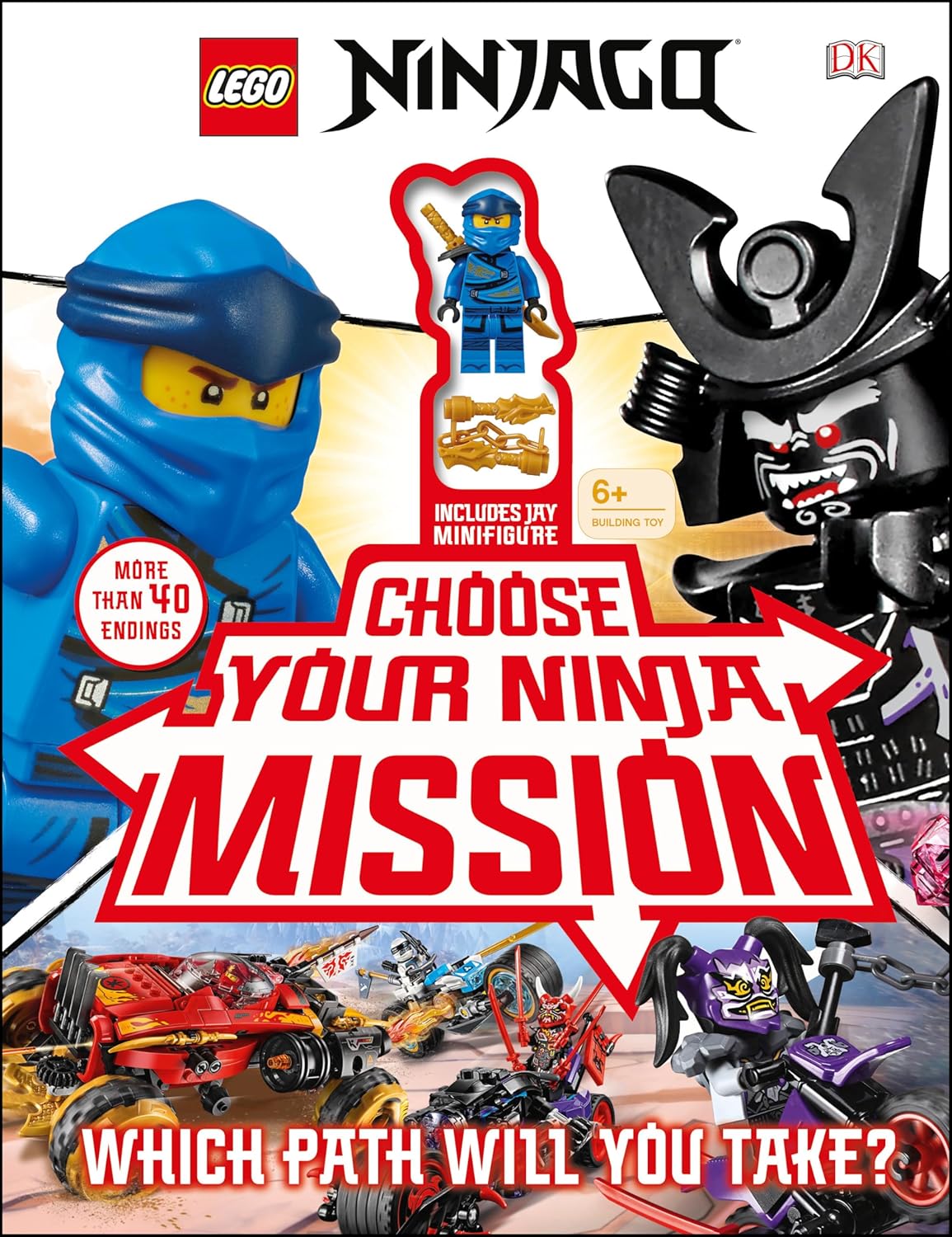 Lego Ninjago Choose Your Ninja Mission: With Ninjago Jay Minifigure