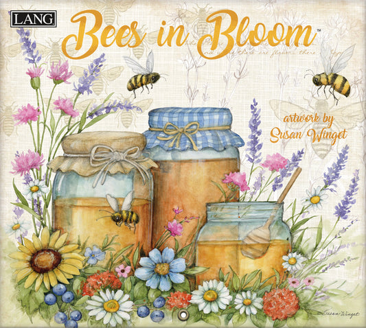 Bees in Bloom 2027 Wall Calendar