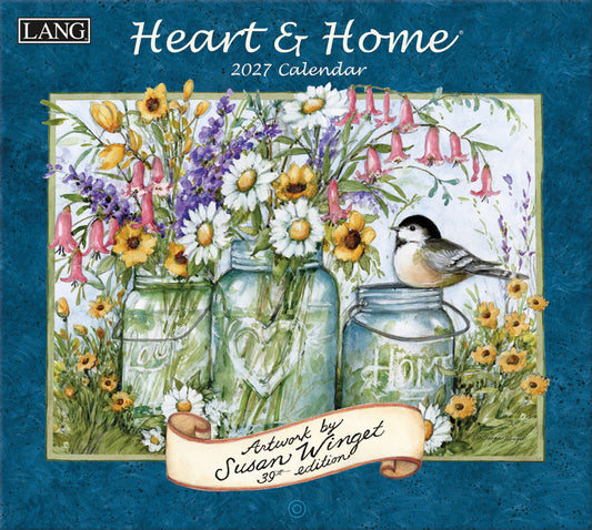Heart & Home 2027 Wall Calendar