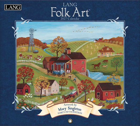 Lang Folk Art 2027 Wall Calendar