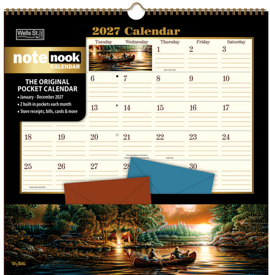 Terry Redlin 2027 Note Nook Calendar