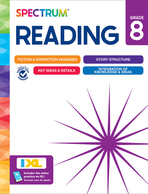 Spectrum Reading Workbook, Grade 8