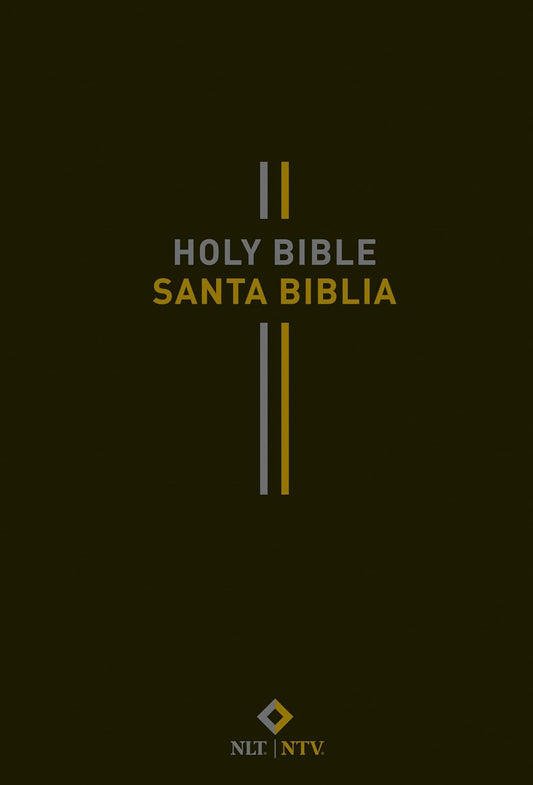 Bilingual Bible / Biblia Bilingue Nlt/Ntv (Hardcover, Black)