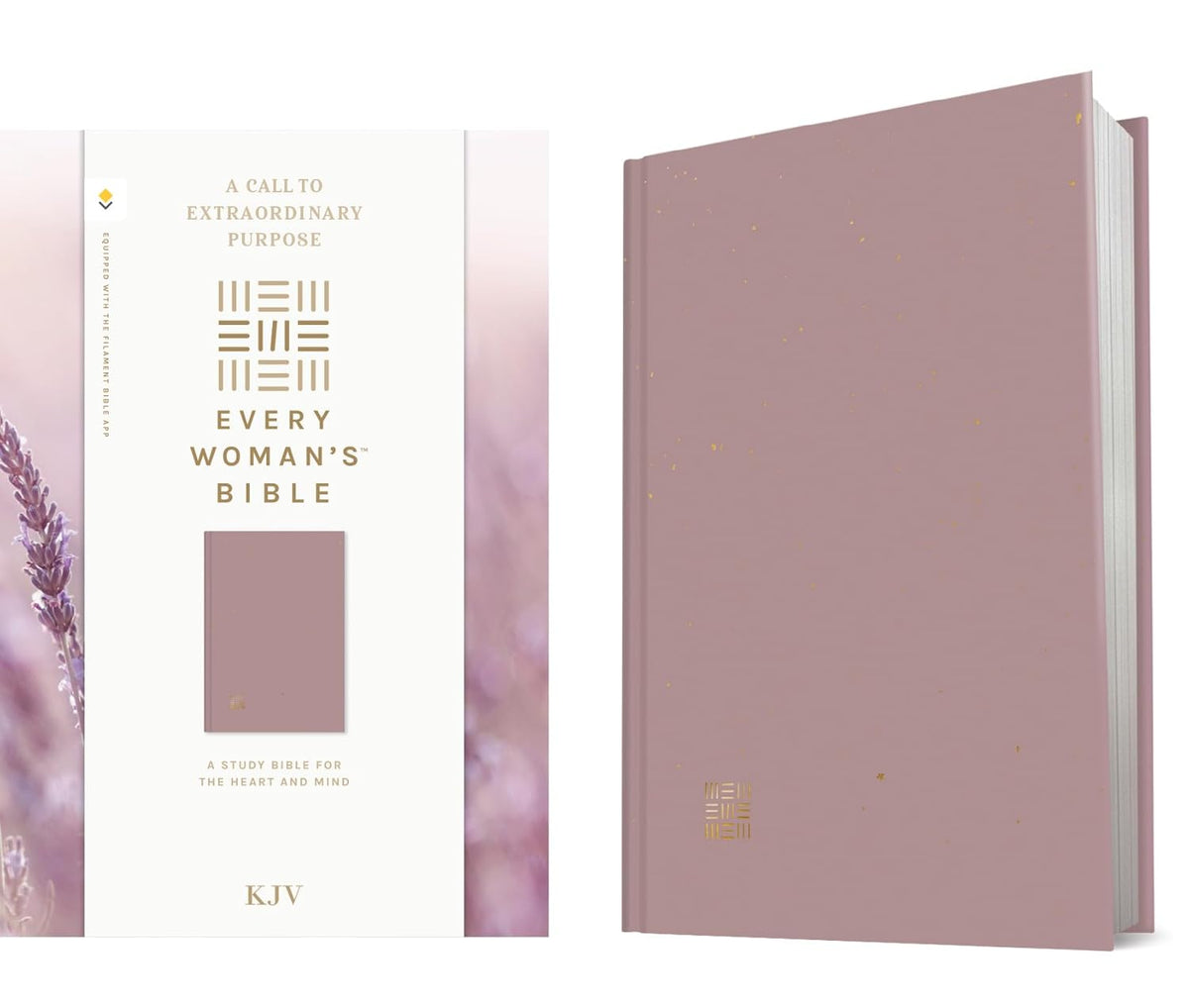 KJV Every Woman's Bible, Filament Enabled (Hardcover, Plum, Red Letter)