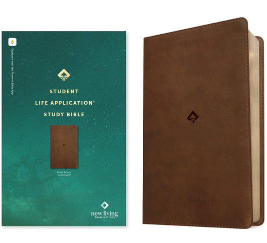 NLT Student Life Application Study Bible, Filament Enabled (Leatherlike, Rustic Brown, Red Letter)