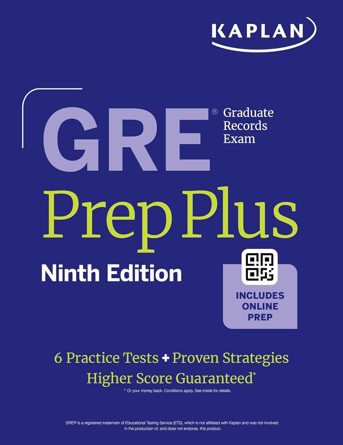 GRE Prep Plus, Ninth Edition (2025): Includes 6 Practice Tests, 1500+ Practice Questions + Online Access to a 500+ Question Bank, Video Tutorials, and