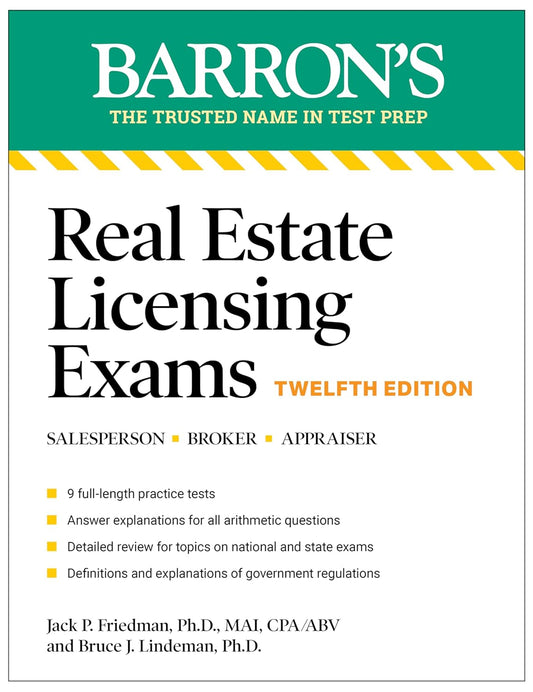 Real Estate Licensing Exams, Twelfth Edition
