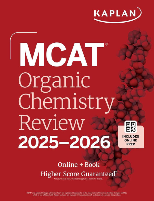 MCAT Organic Chemistry Review 2026-2027: Online + Book
