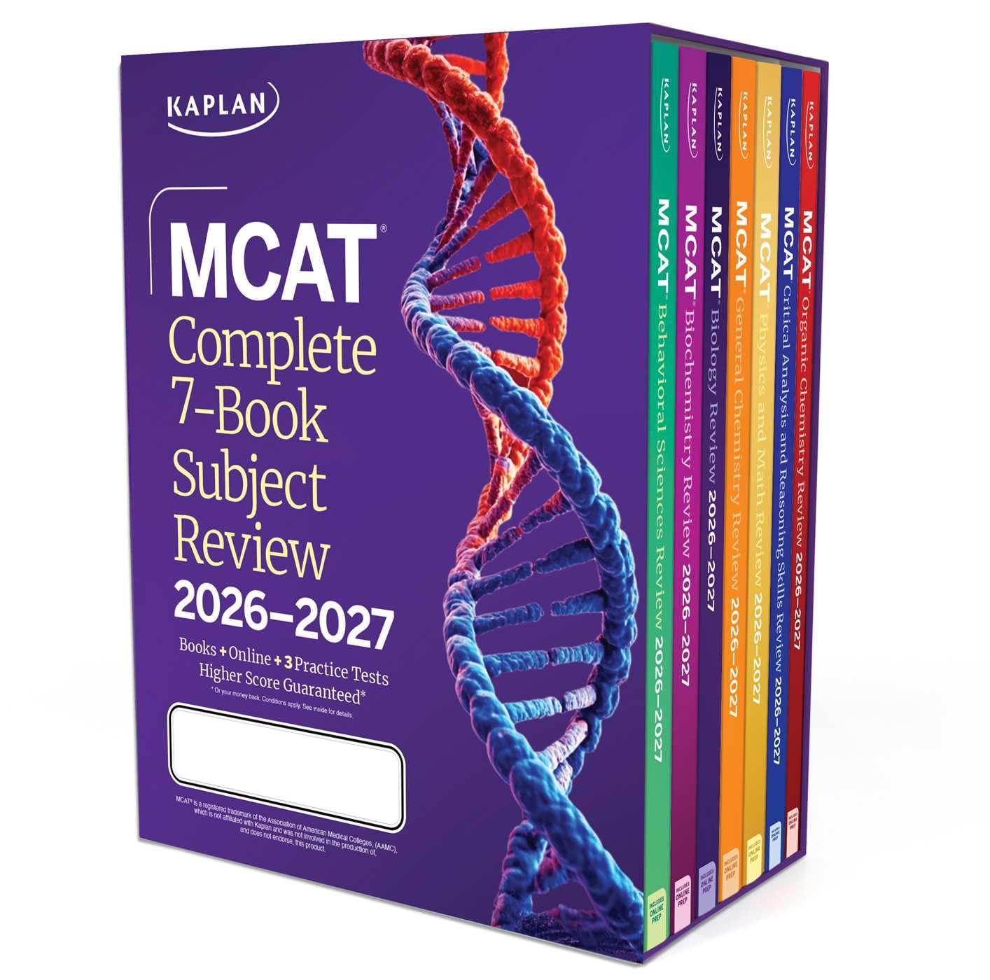 MCAT Complete 7-Book Subject Review 2026-2027, Set Includes Books, Online Prep, 3 Practice Tests