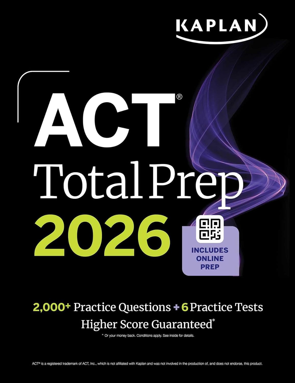 ACT Total Prep 2026 Includes 6 Full Length Tests, 2,000+ Practice Questions + Online Access to a 500+ Question Bank & Video Tutorials