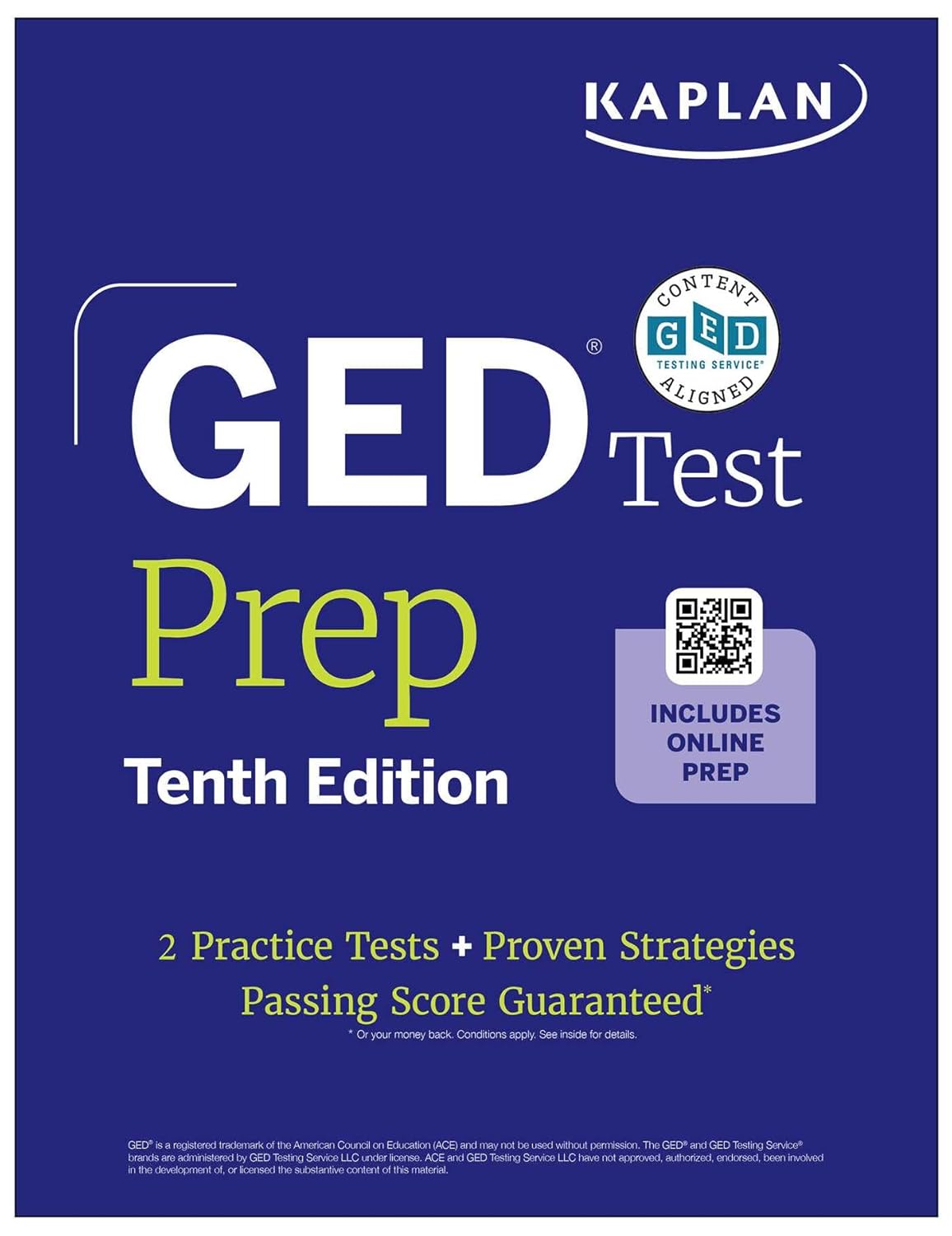 GED Test Prep, Tenth Edition (2026): Includes a Diagnostic Pretest, 2 Full Length Practice Tests, 1000+ Practice Questions, and 40+ Online Videos (Rev