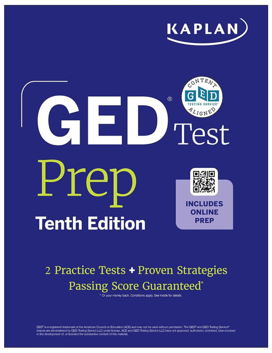 GED Test Prep, Tenth Edition (2026): Includes a Diagnostic Pretest, 2 Full Length Practice Tests, 1000+ Practice Questions, and 40+ Online Videos (Rev