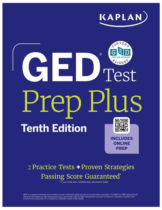 GED Test Prep Plus, Tenth Edition (2026): Includes a Diagnostic Pretest, 2 Full Length Practice Tests, 1000+ Practice Questions, and 60+ Online Videos