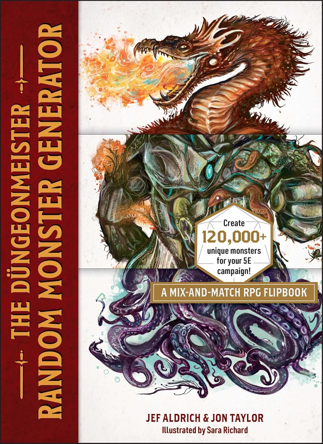 Dungeonmeister Random Monster Generator: A Mix-And-Match RPG Flipbook