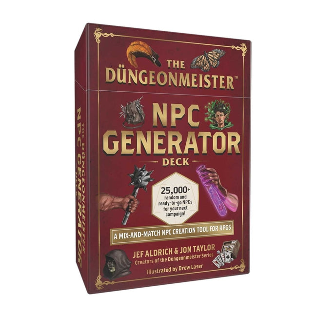The Dungeonmeister Npc Generator Deck: A Mix-And-Match Npc Creation Tool for Rpgs