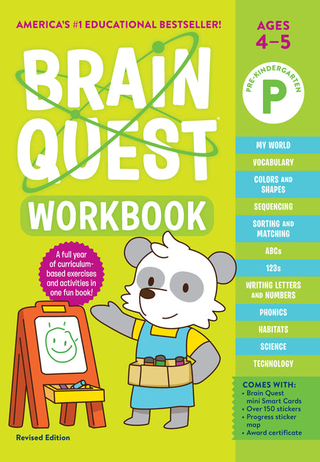 Brain Quest Workbook: Pre-K Revised Edition (Revised)