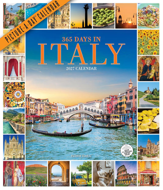 365 Days in Italy Picture-A-Day(r) Wall Calendar 2027: A Year-Long Italian Vacation