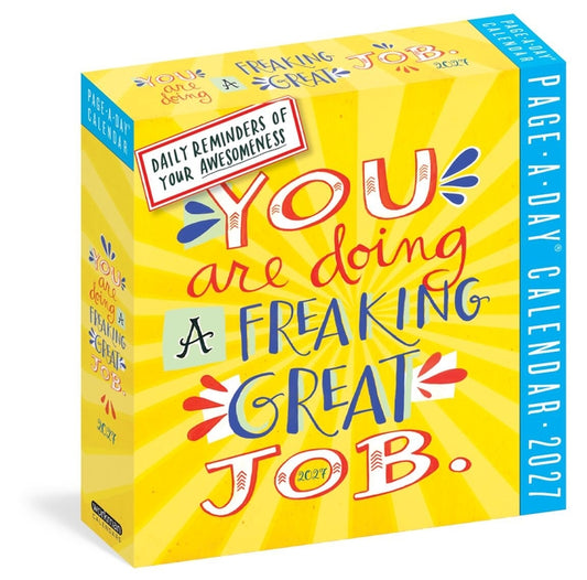 You Are Doing a Freaking Great Job Page-A-Day(r) Calendar 2027: Daily Reminders of Your Awesomeness