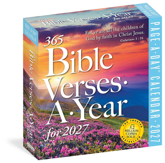 365 Bible Verses-A-Year Page-A-Day(r) Calendar 2027: Timeless Words from the Bible to Guide, Comfort, and Inspire