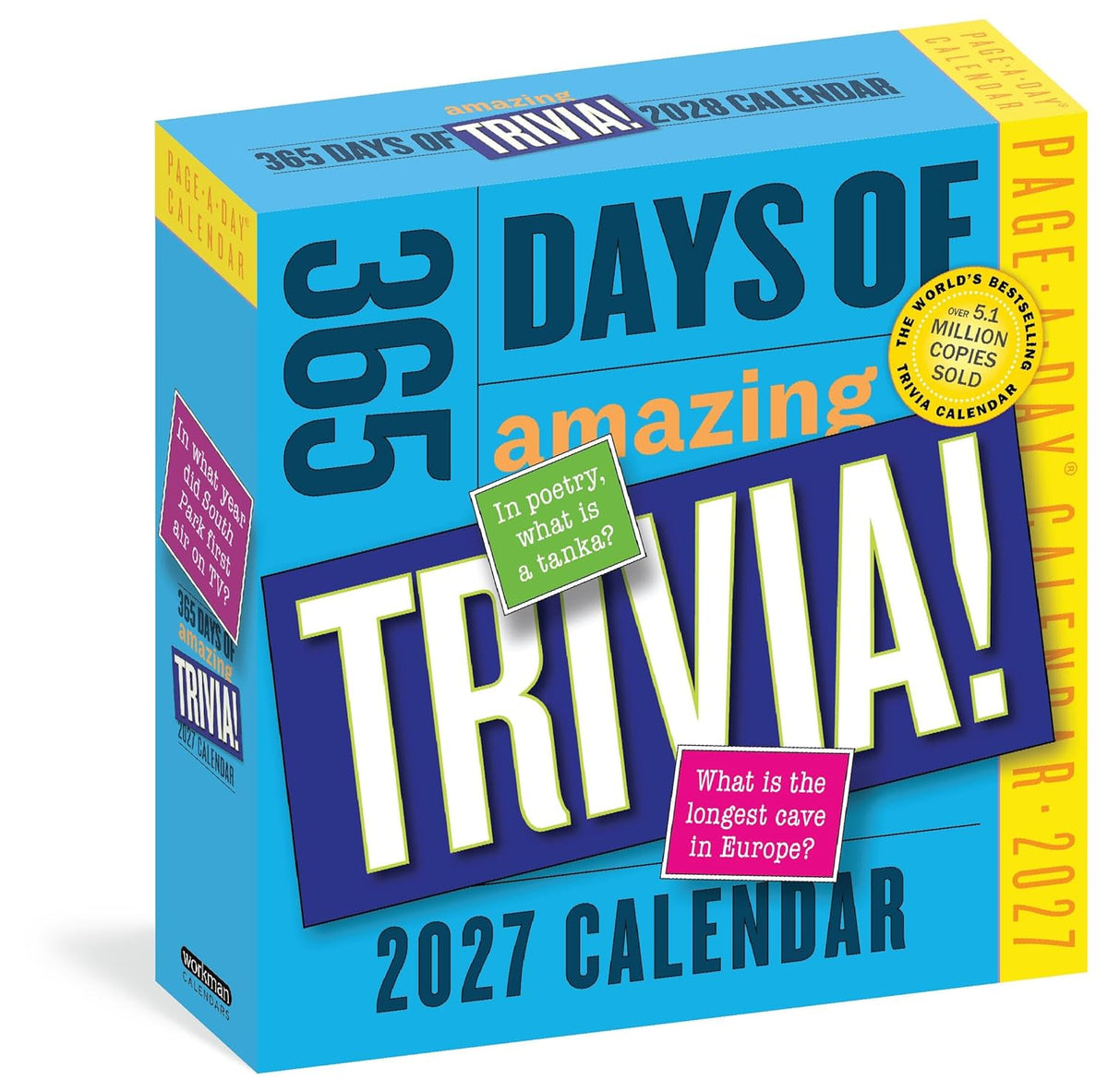 365 Days of Amazing Trivia Page-A-Day(r) Calendar 2027: The World's Bestselling Trivia Calendar