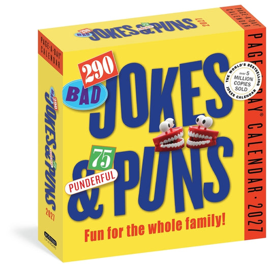 290 Bad Jokes & 75 Punderful Puns Page-A-Day(r) Calendar 2027: For the Whole Family!
