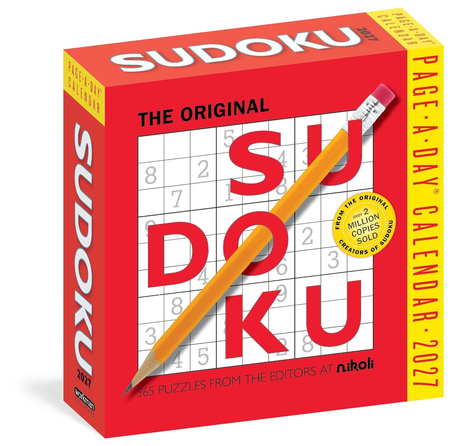 Original Sudoku Page-A-Day(r) Calendar 2027: 365 Puzzles from the Experts at Nikoli