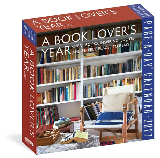 A Book Lover's Year Page-A-Day(r) Calendar 2027: Great Books, Inspiring Quotes, and Perfect Places to Read