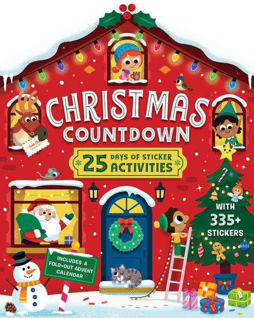 Christmas Countdown: 25 Days of Sticker Activities; 300 Stickers + Advent Calendar