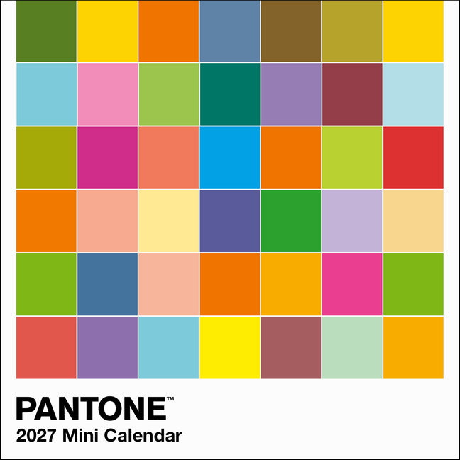 Pantone(tm) Mini Wall Calendar 2027