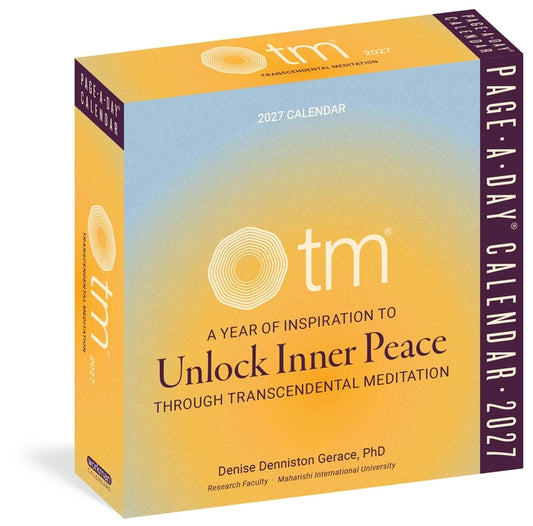TM (Transcendental Meditation) Page-A-Day(r) Calendar 2027: A Year of Inspiration to Unlock Inner Peace Through Transcendental Meditation