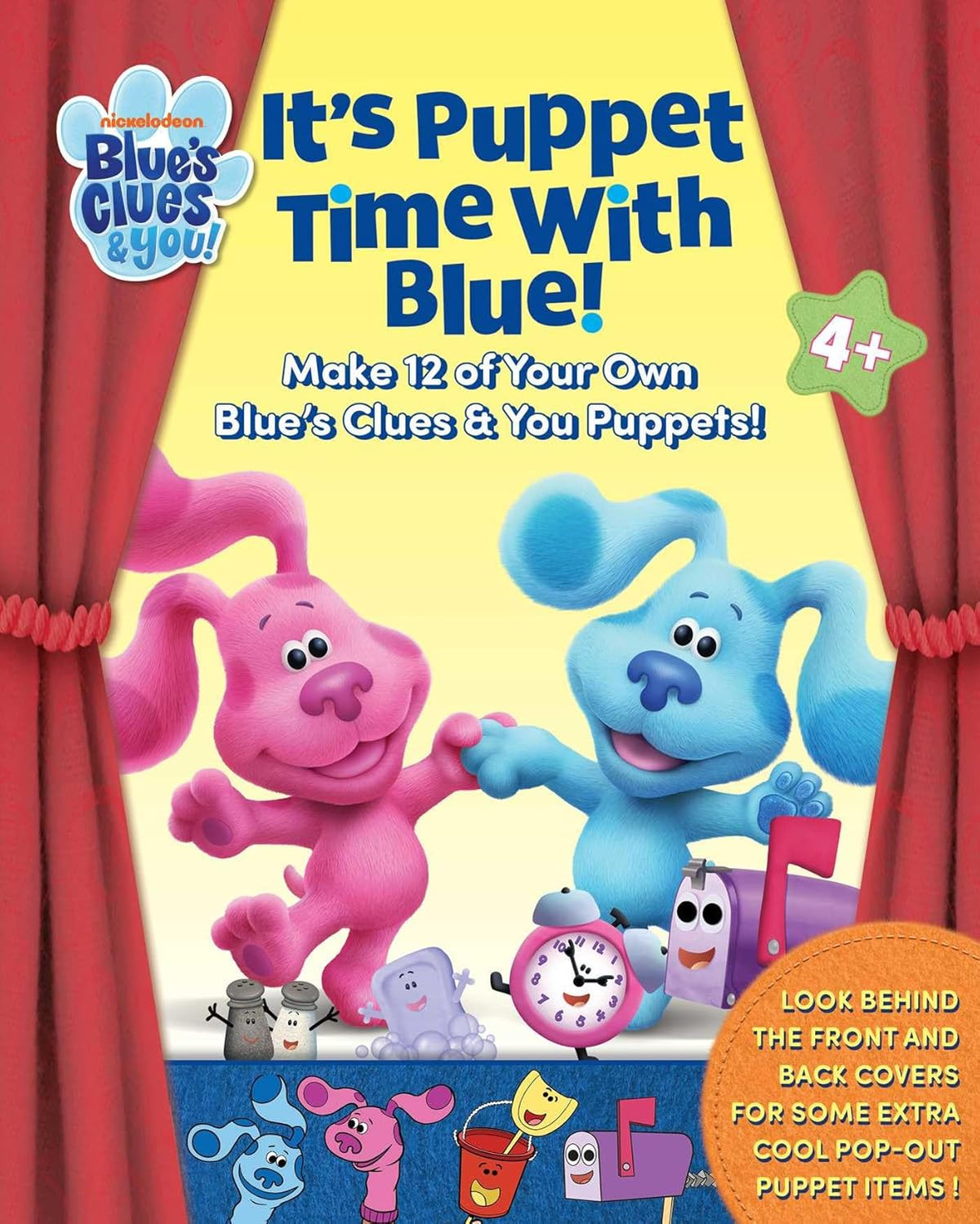 Blue's Clues & You: It's Puppet Time with Blue!: Make 12 of Your Own Blue's Clues & You Puppets!