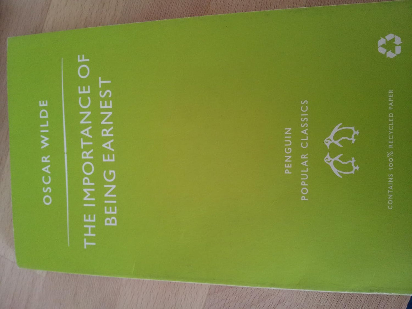 Importance of Being Earnest