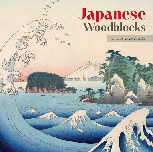 Japanese Woodblocks 2027 Wall Calendar