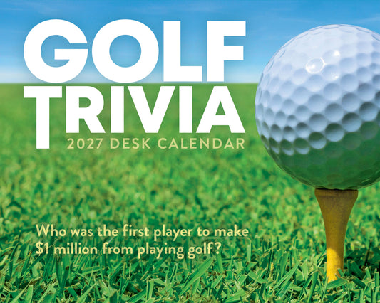 Golf Trivia 2027 Boxed Calendar