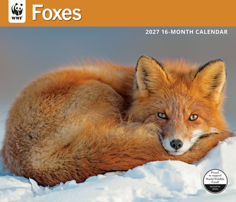 WWF Foxes 2027 Deluxe Wall Calendar