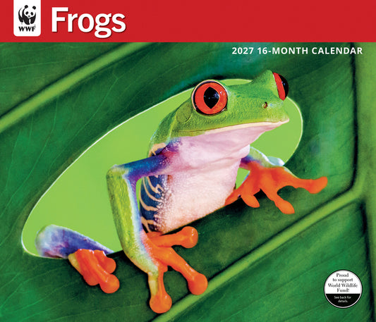 WWF Frogs 2027 Deluxe Wall Calendar