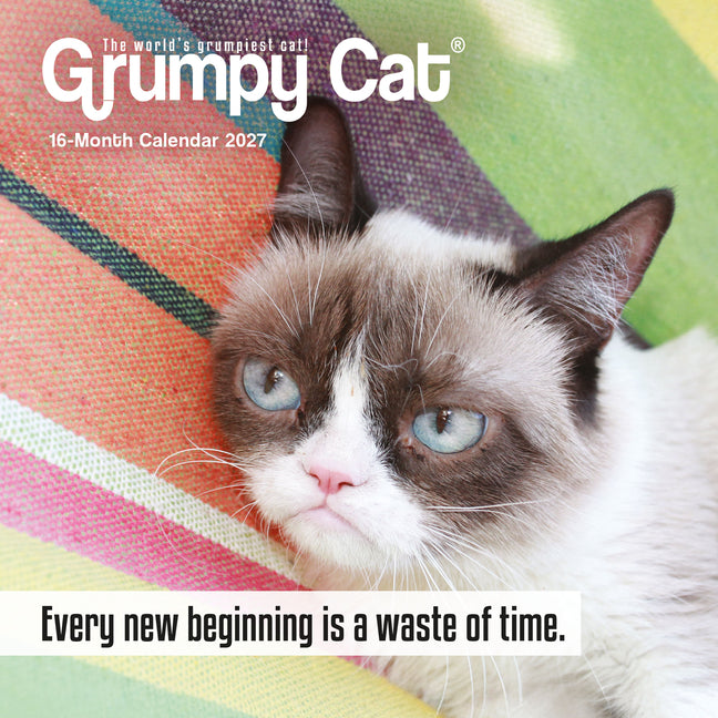 Grumpy Cat 2027 Mini Wall Calendar