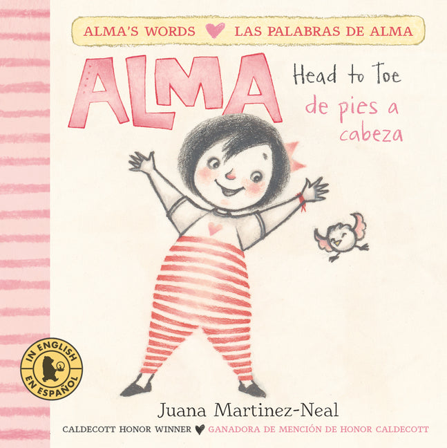 Alma, Head to Toe/Alma, de Pies a Cabeza: (Interactive Bilingual Board Book for Kids Ages 2-5 Teaching Body Parts in English & Spanish)