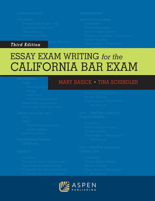 Essay Exam Writing for the California Bar Exam