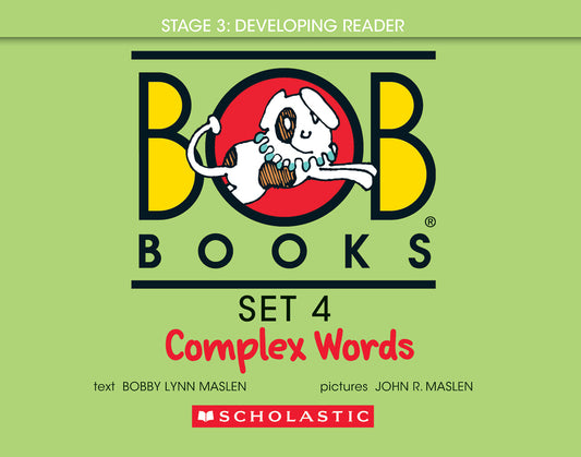 Bob Books - Complex Words Hardcover Collection of 8 Stories Decodable Phonics Stories, Ages 4 and Up, Kindergarten, First Grade (Stage 3: Developing R