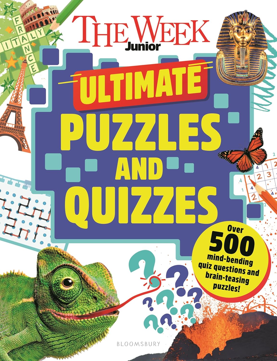 The Week Junior Ultimate Puzzles and Quizzes: Over 200 Pages of Mind-Bending Quizzes, Sudoku, Word Searches, Crosswords and Much More