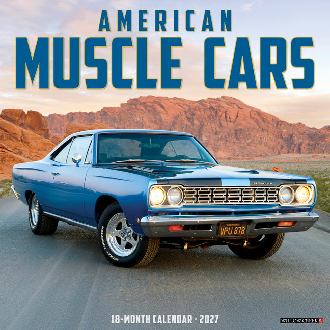 American Muscle Cars 2027 12 X 12 Wall Calendar