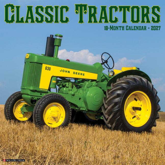 Classic Tractors 2027 12 X 12 Wall Calendar