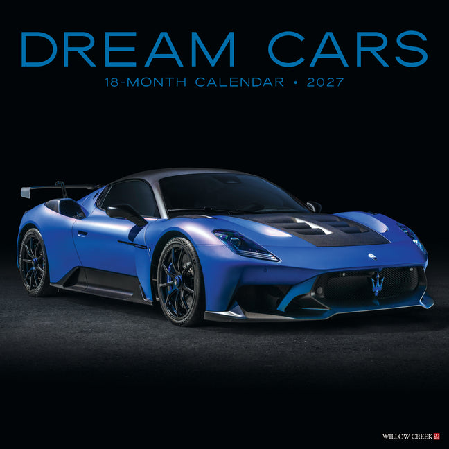 Dream Cars 2027 12 X 12 Wall Calendar
