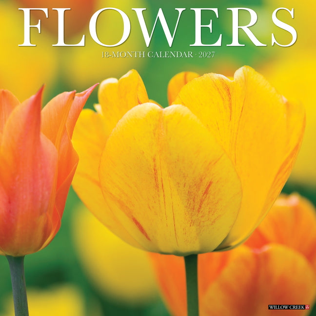 Flowers 2027 12 X 12 Wall Calendar