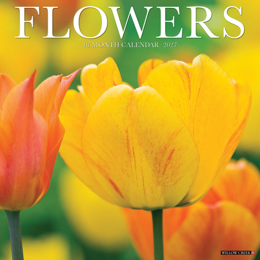Flowers 2027 12 X 12 Wall Calendar