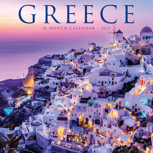 Greece 2027 12 X 12 Wall Calendar